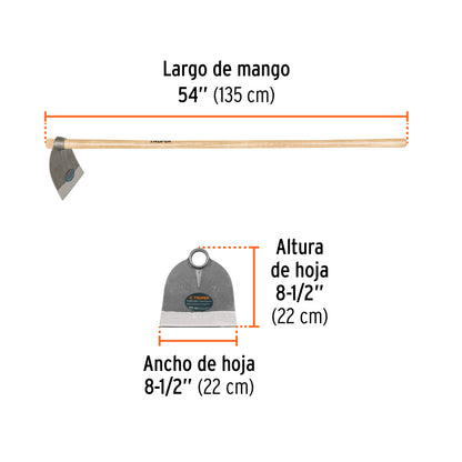 AZADON CON MANGO MADERA 2.1LBS AL-3MM TRUPER