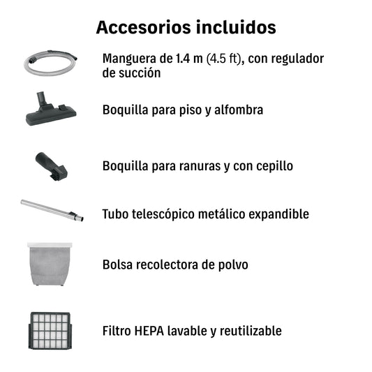 ASPIRADORA CANISTER TRUPER 0.2-GLN 1.6HP ASD-120