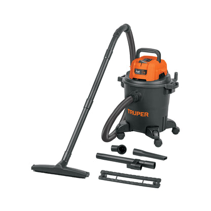 ASPIRADORA TRUPER 4-GLN 3HP FILTRO HEPA ASP-04N