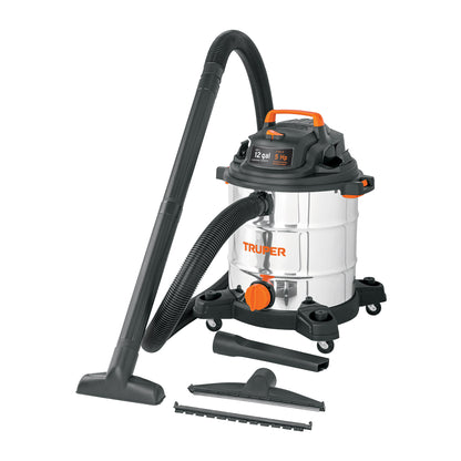 ASPIRADORA TRUPER 12-GLN 5-1/2HP ACERO INOXIDABLE ASP-12X