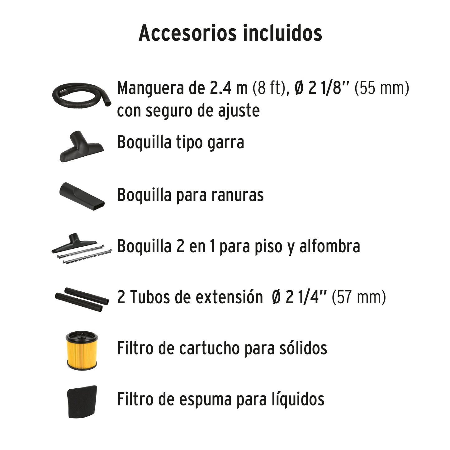 ASPIRADORA TRUPER 12-GLN 5-1/2HP ACERO INOXIDABLE ASP-12X