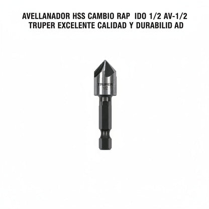 AVELLANADOR HSS CAMBIO RAPIDO 1/2 AV-1/2 TRUPER