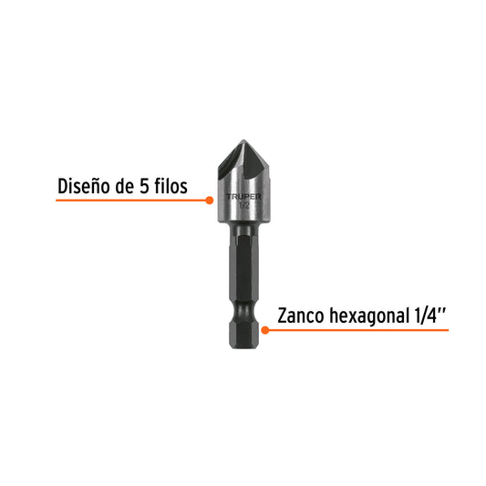 AVELLANADOR HSS CAMBIO RAPIDO 1/2 AV-1/2 TRUPER