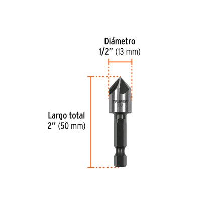 AVELLANADOR HSS CAMBIO RAPIDO 1/2 AV-1/2 TRUPER