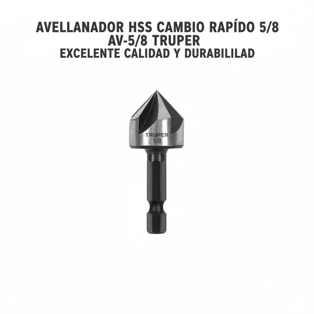 AVELLANADOR HSS CAMBIO RAPIDO 5/8 AV-5/8 TRUPER