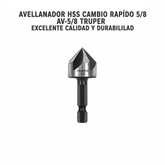 AVELLANADOR HSS CAMBIO RAPIDO 5/8 AV-5/8 TRUPER