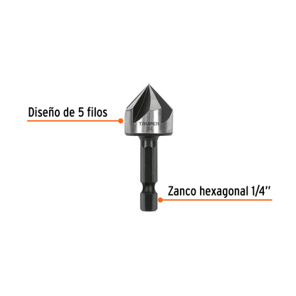 AVELLANADOR HSS CAMBIO RAPIDO 5/8 AV-5/8 TRUPER