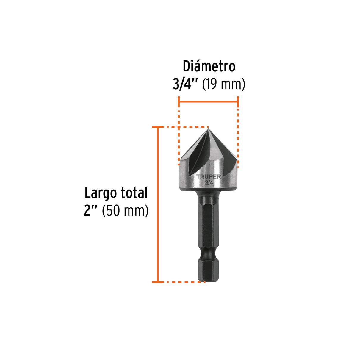 AVELLANADOR HSS CAMBIO RAPIDO 5/8 AV-5/8 TRUPER