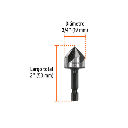 AVELLANADOR HSS CAMBIO RAPIDO 5/8 AV-5/8 TRUPER