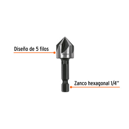 AVELLANADOR HSS CAMBIO RAPIDO 5/8 AV-5/8 TRUPER