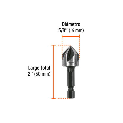 AVELLANADOR HSS CAMBIO RAPIDO 5/8 AV-5/8 TRUPER