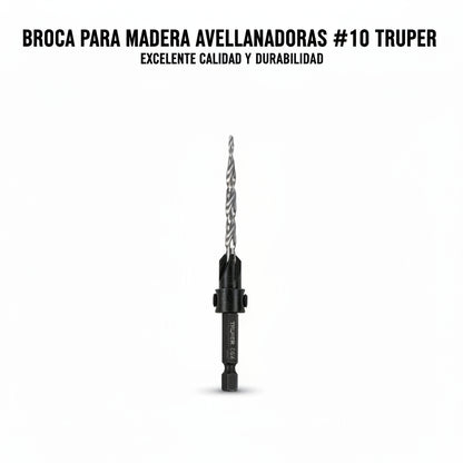 BROCA PARA MADERA AVELLANADORAS #10 TRUPER