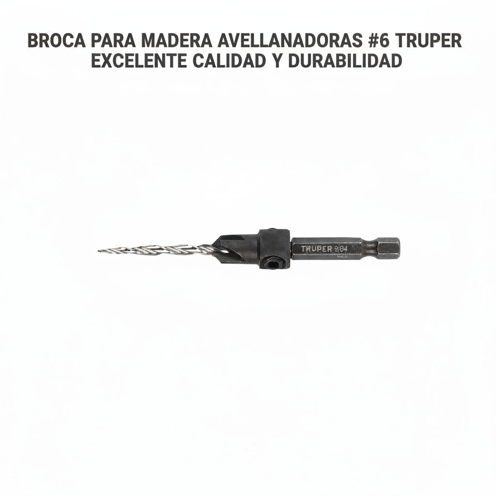 BROCA PARA MADERA AVELLANADORAS #6 TRUPER