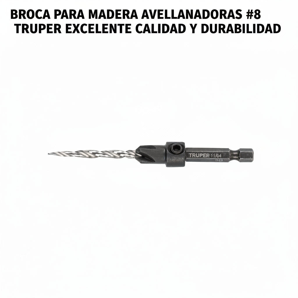 BROCA PARA MADERA AVELLANADORAS #8 TRUPER