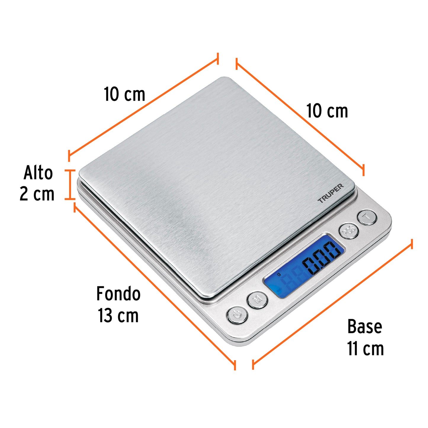 BALANZA DIGITAL DE BOLSILLO 500G TRUPER