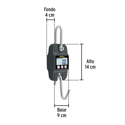 BALANZA COLGANTE ELECTRONICA PRETUL CAP 660LBS BASE-300CP