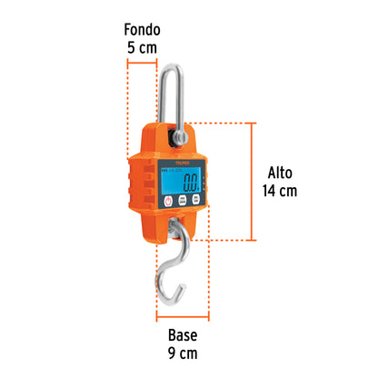 BALANZA COLGANTE ELECTRONICA TRUPER CAP 660LBS BASE-300C