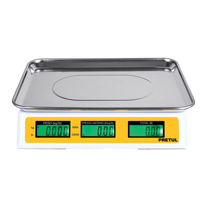 BALANZA ELECTRONICA MULTIFUNCION 30KG PRETUL