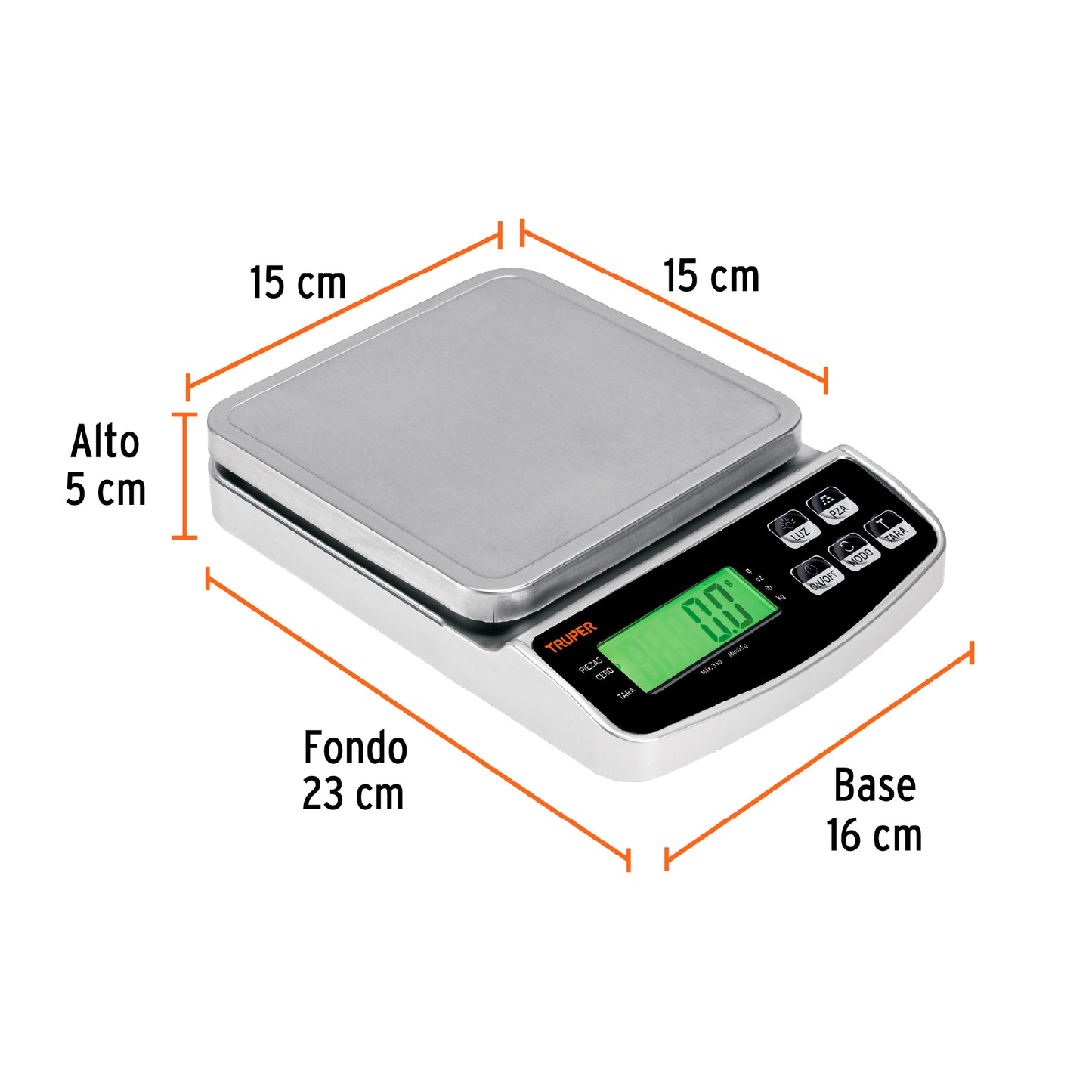 BALANZA DIGITAL DE PRECISION 3KG TRUPER