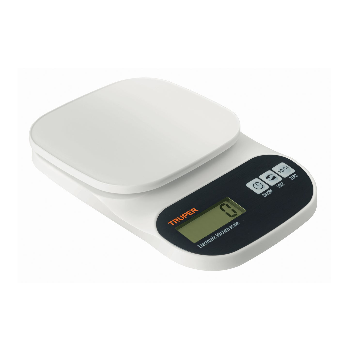BALANZA DIGITAL PARA COCINA 5KG BASE PLASTICA TRUPER