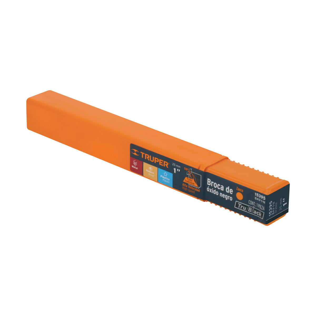 BROCA PARA HIERRO-MADERA-PVC 1 TRUPER