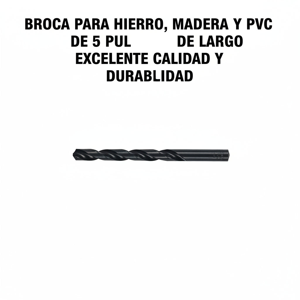 BROCA PARA HIERRO-MADERA-PVC DE 5 PULGADAS DE LARGO TRUPER