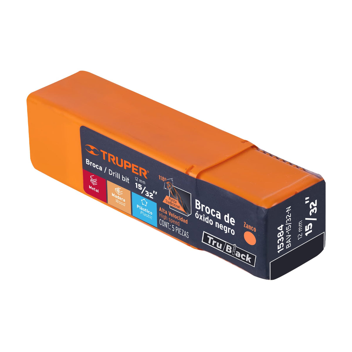 BROCA PARA HIERRO-MADERA-PVC DE 6 PULGADAS DE LARGO TRUPER