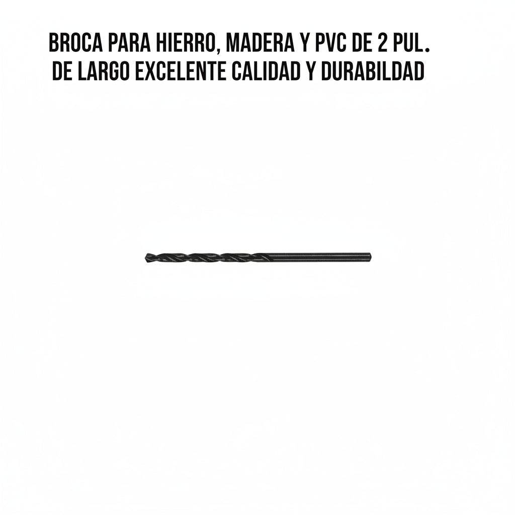 BROCA PARA HIERRO-MADERA-PVC DE 2 PULGADAS DE LARGO TRUPER