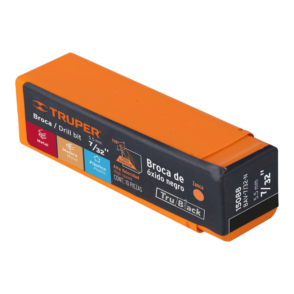BROCA PARA HIERRO-MADERA-PVC DE 4 PULGADAS DE LARGO TRUPER