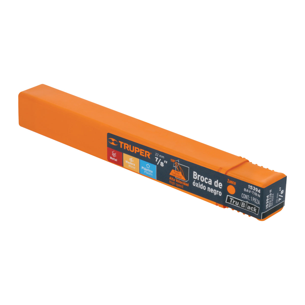 BROCA PARA HIERRO-MADERA-PVC 7/8 TRUPER