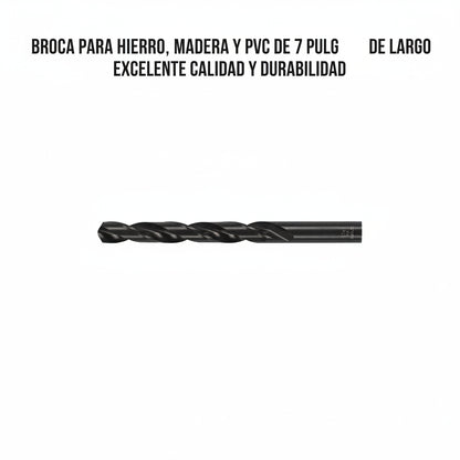 BROCA PARA HIERRO-MADERA-PVC 9/16 TRUPER