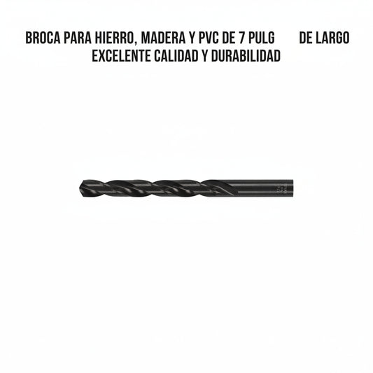 BROCA PARA HIERRO-MADERA-PVC 9/16 TRUPER - (5) = 9/16