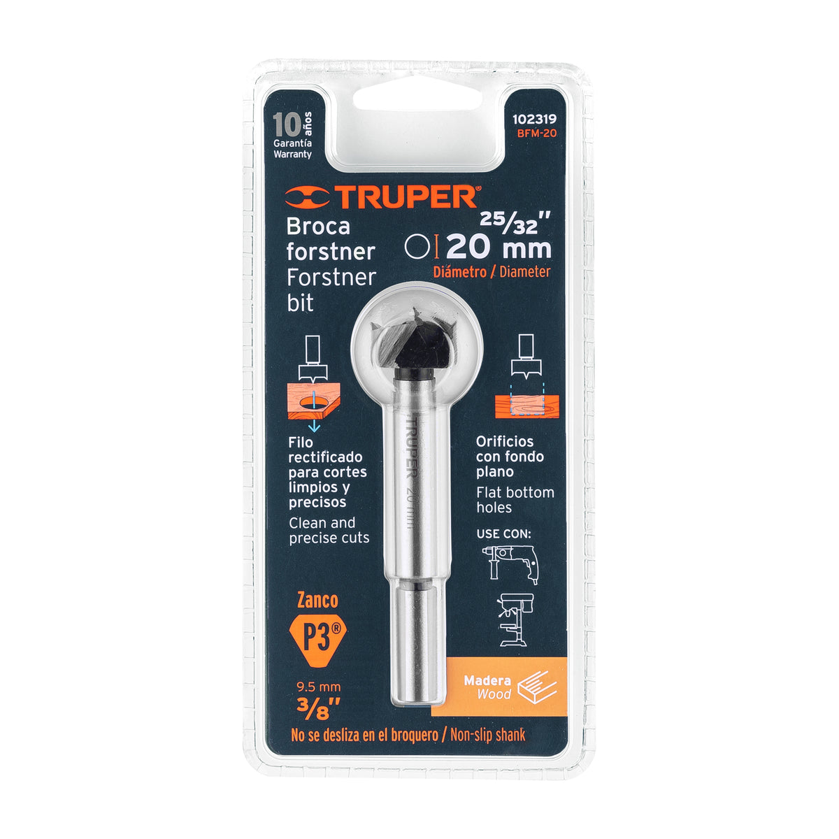 BROCA PARA MADERA FORSTNER TRUPER