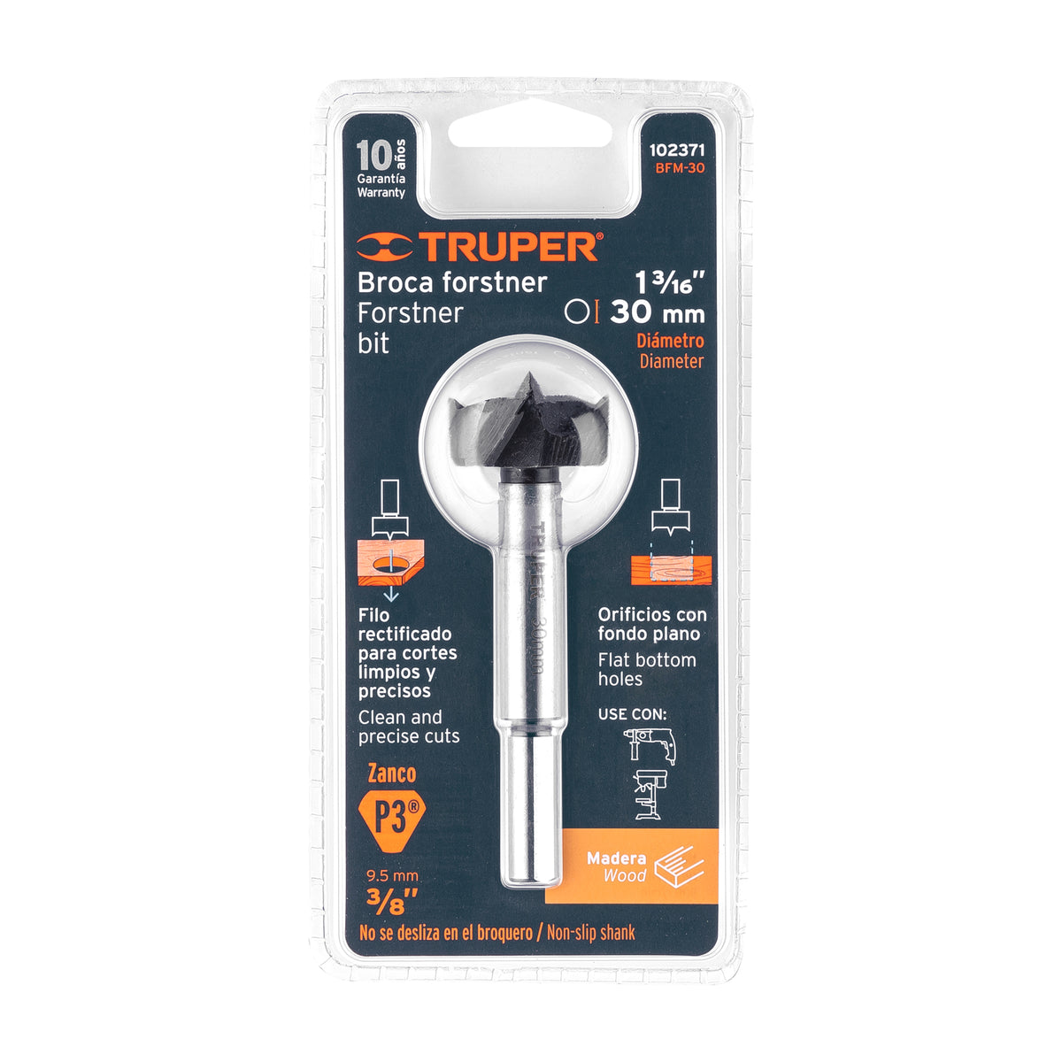 BROCA PARA MADERA FORSTNER TRUPER