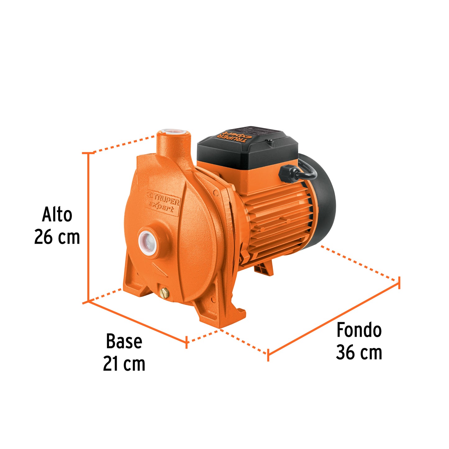 BOMBA PARA AGUA 1-1/2-HP TRUPER EXPERT CENTRIFUGA BOAC-1-1/2