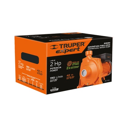 BOMBA PARA AGUA 2-HP TRUPER EXPERT CENTRIFUGA BOAC-2