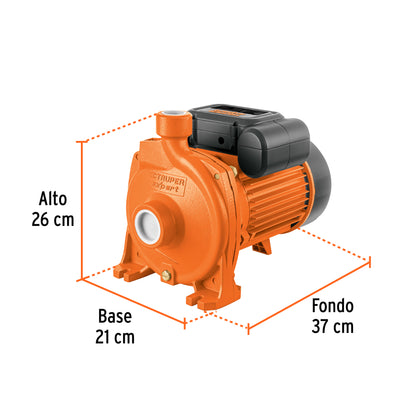 BOMBA PARA AGUA 2-HP TRUPER EXPERT CENTRIFUGA BOAC-2