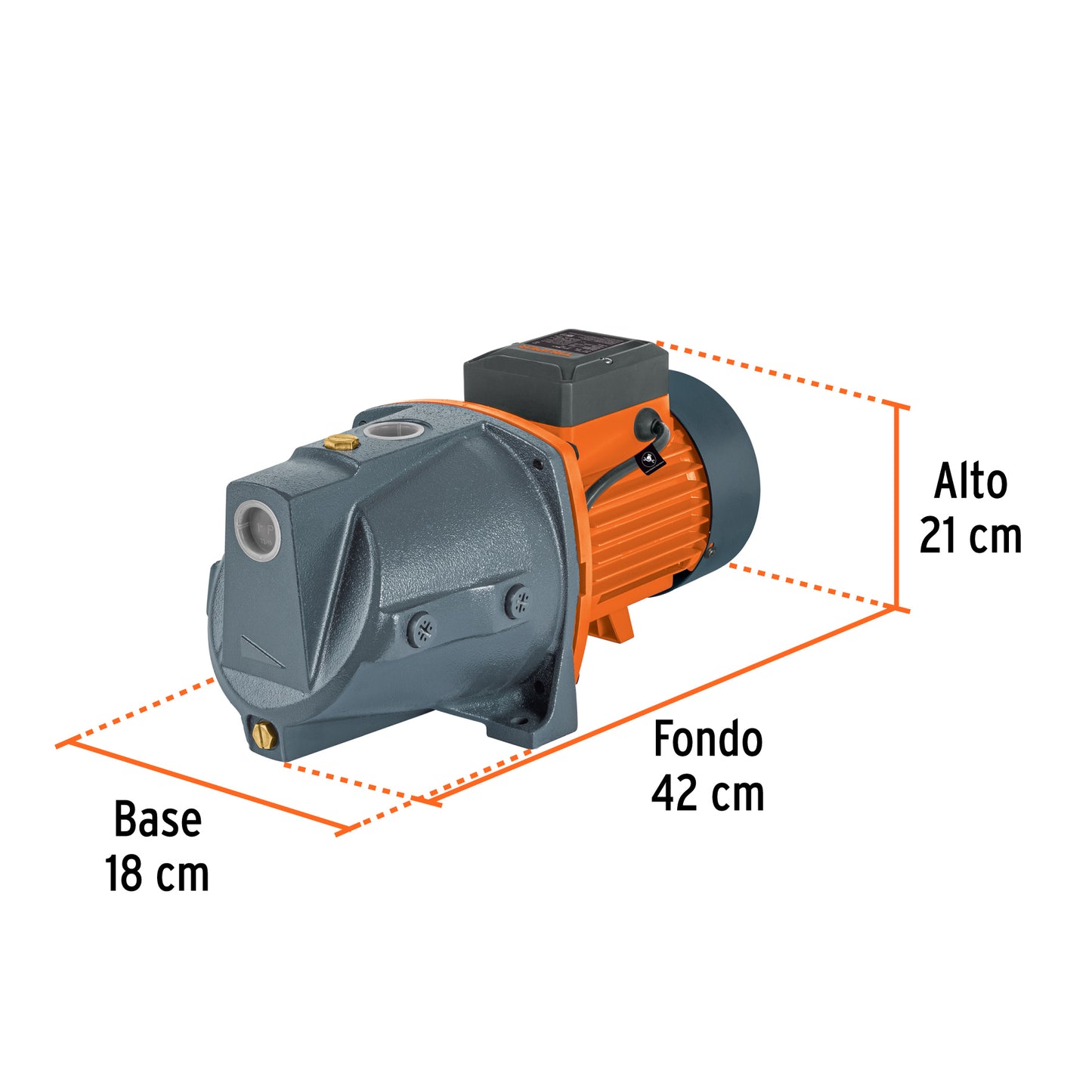 BOMBA PARA AGUA 1-1/2HP TRUPER TIPO JET