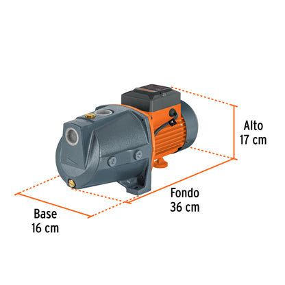 BOMBA PARA AGUA 1/2-HP TRUPER TIPO JET
