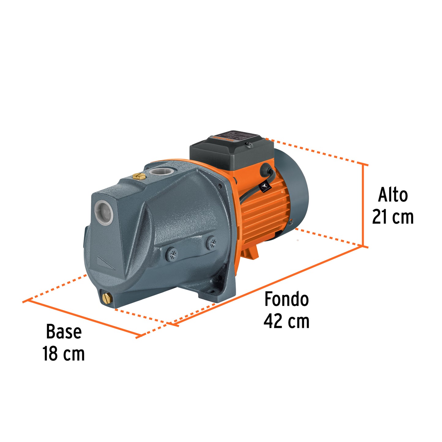 BOMBA PARA AGUA 1-HP TRUPER TIPO JET