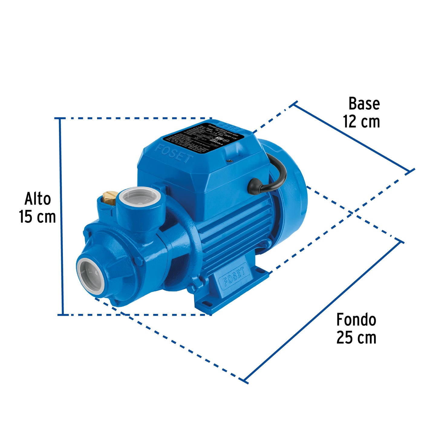 BOMBA PARA AGUA 1/2-HP FOSET PERIFERICA BOAP-1/2F