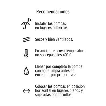 BOMBA PARA AGUA 1/2-HP PRETUL PERIFERICA BOAP-1/2P3