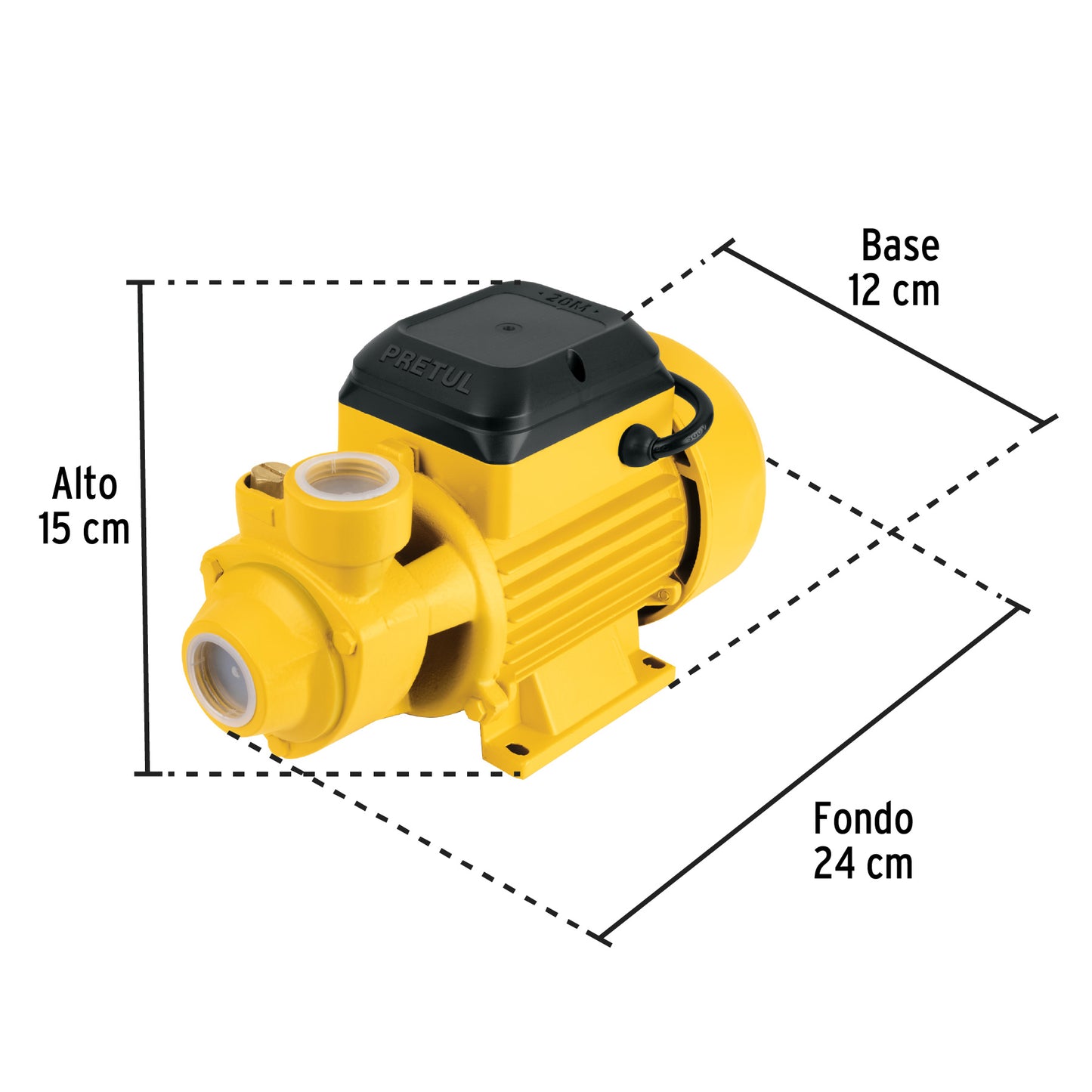 BOMBA PARA AGUA 1/2-HP PRETUL PERIFERICA BOAP-1/2P3