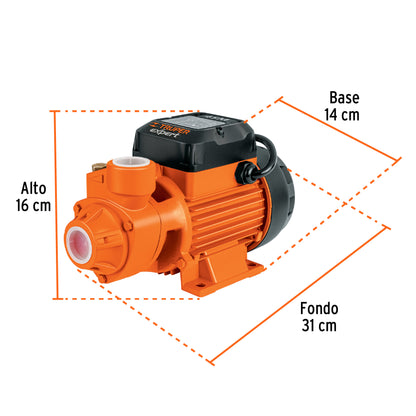 BOMBA PARA AGUA 1-HP TRUPER EXPERT PERIFERICA BOAP-1