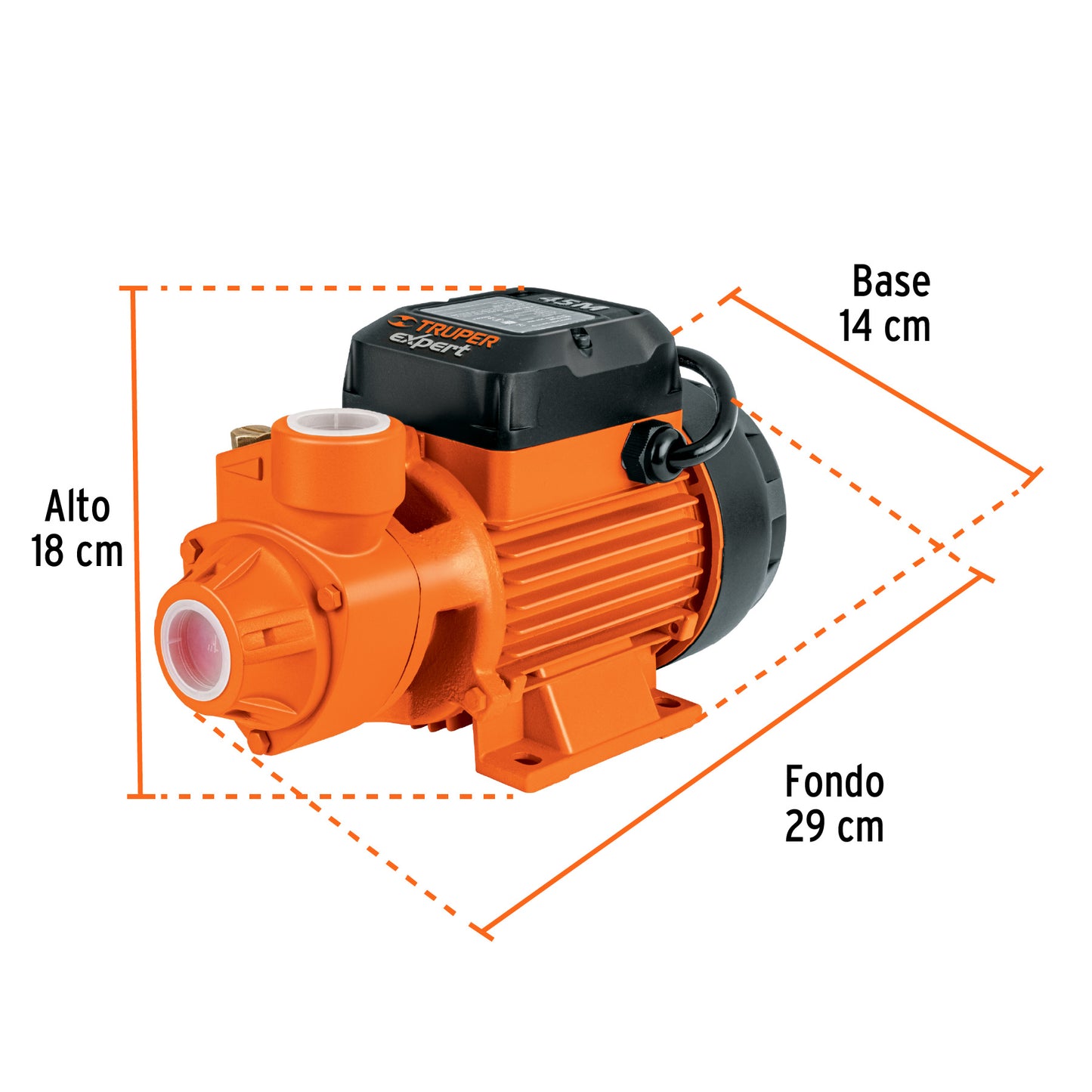 BOMBA PARA AGUA 3/4-HP TRUPER EXPERT PERIFERICA BOAP-3/4