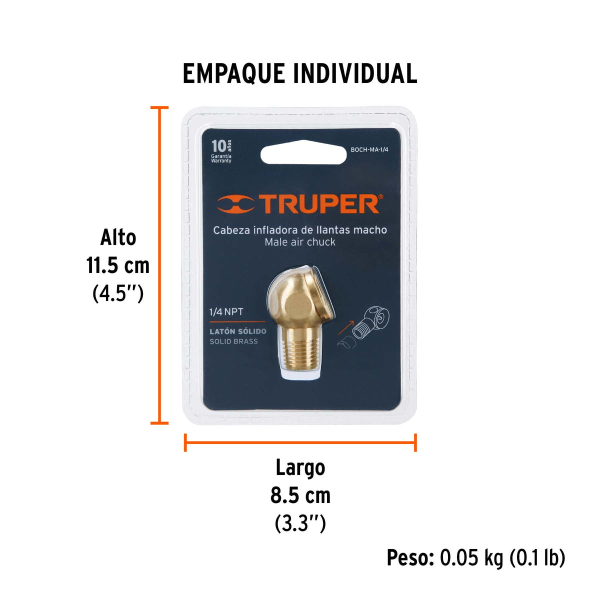 BOQUILLA PARA AIRE TRUPER BOCH-MA-1/4