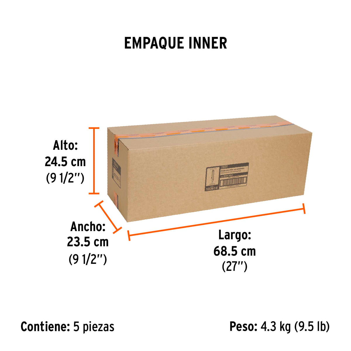 BOMBA DE PIE BOM-MAX TRUPER EXPERT