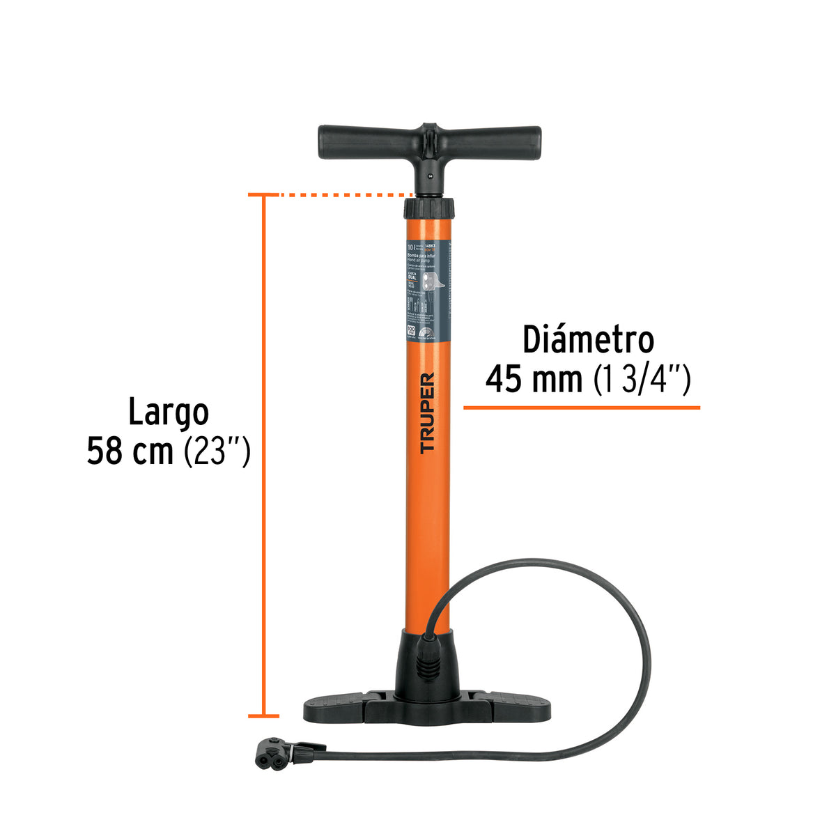BOMBA DE PIE BOM-TR TRUPER