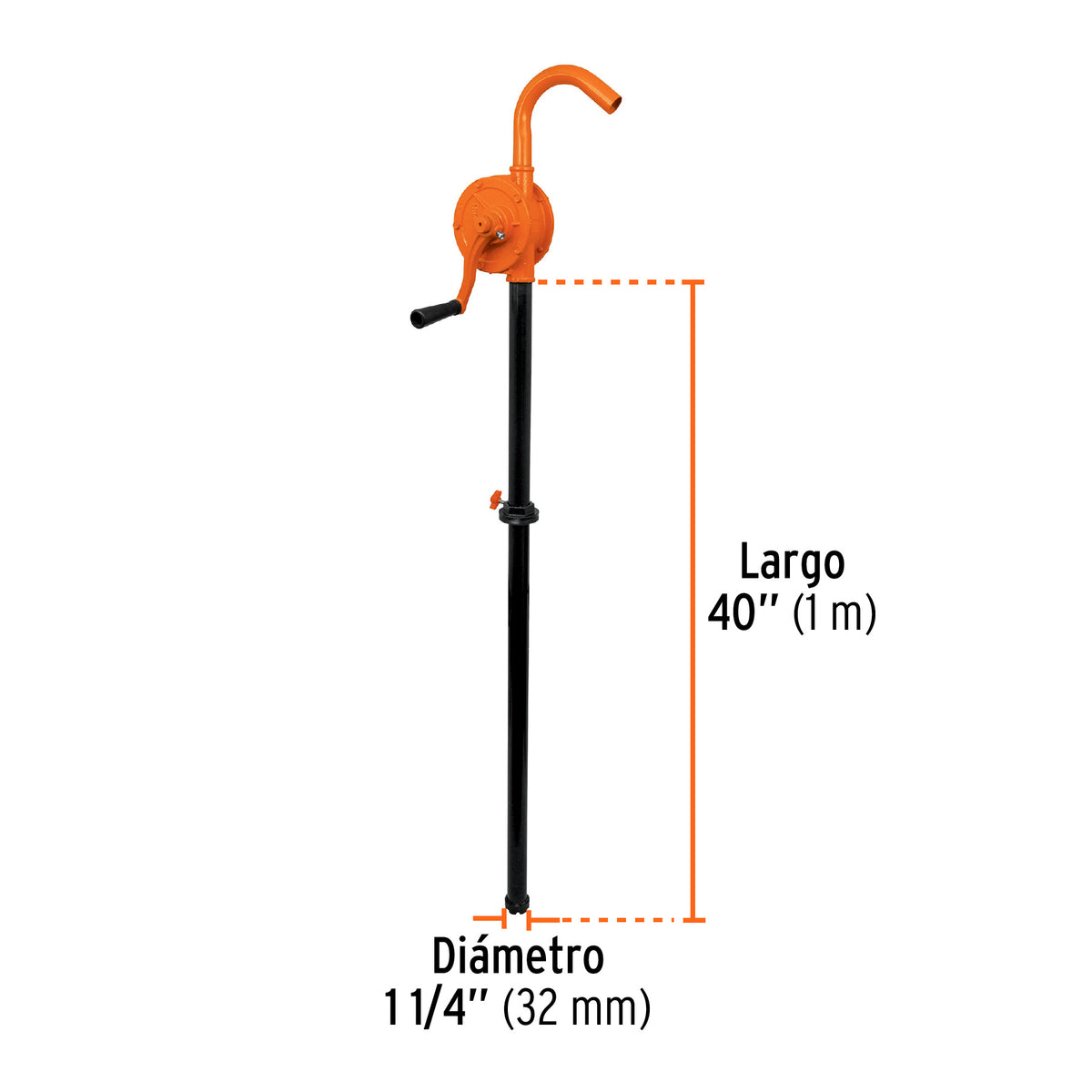 BOMBA MANUAL BARRIL METAL PARA ACEITE BOMEX-25