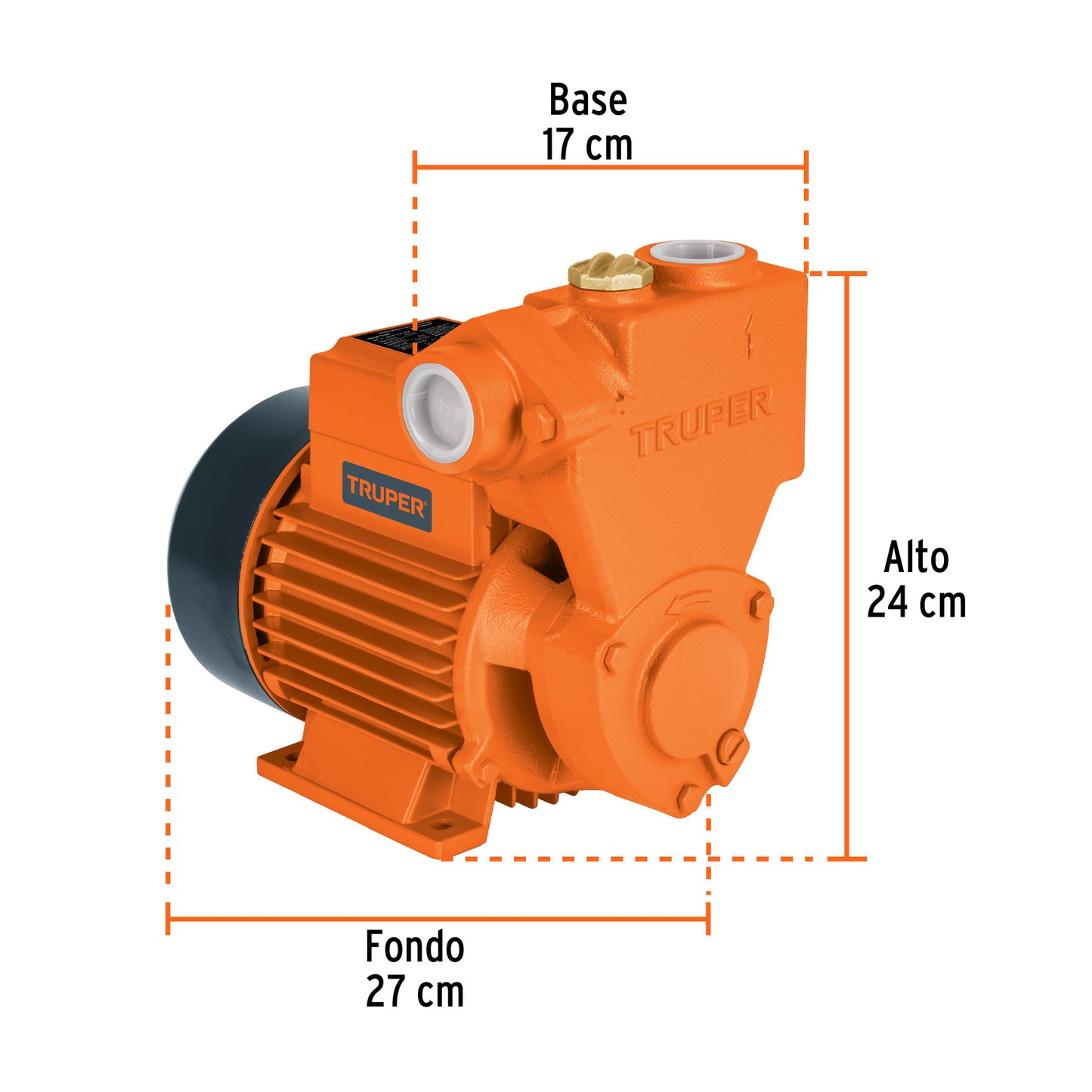 BOMBA PARA AGUA 3-4-HP TRUPER AUTOCEBANTE BOPA-3-4